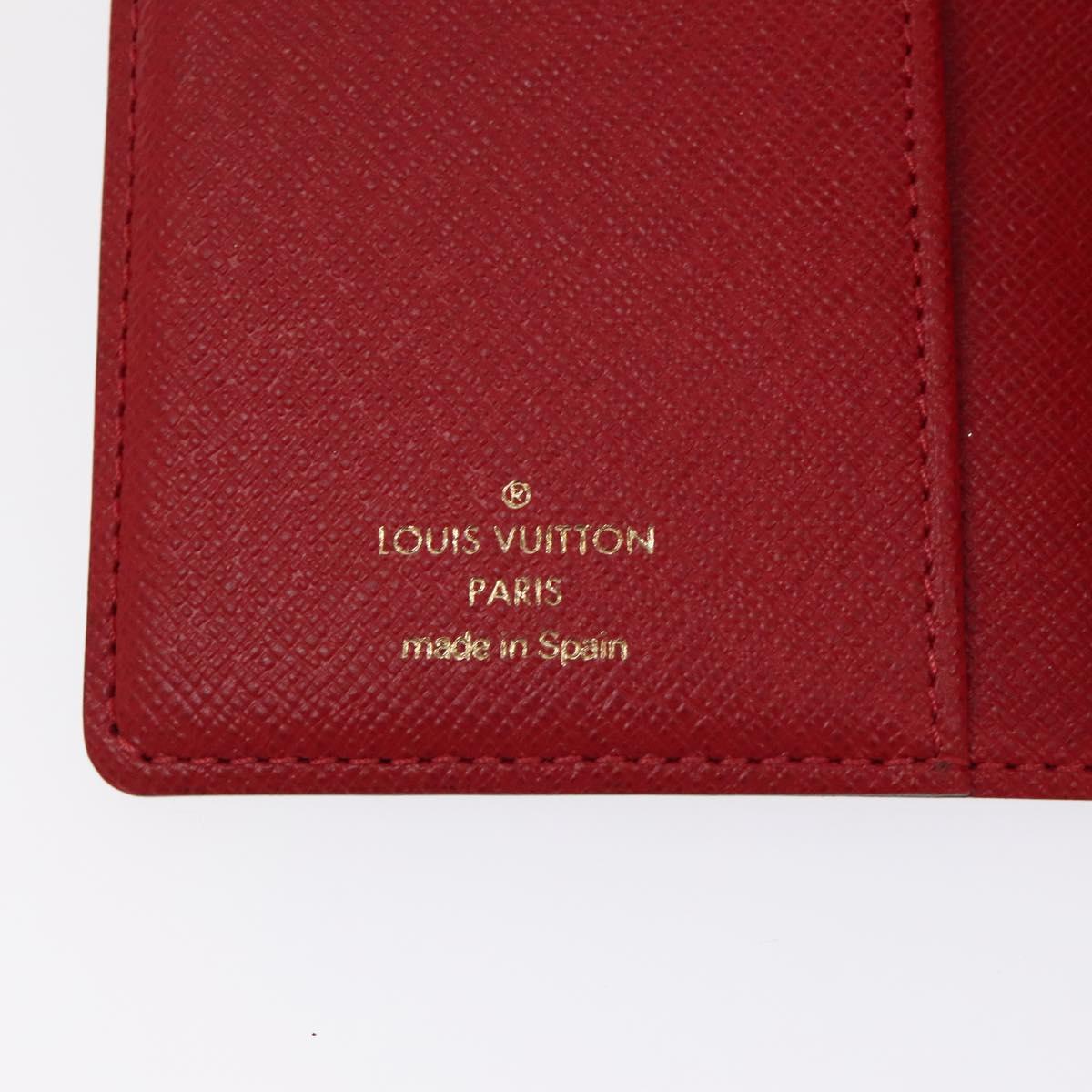 Louis Vuitton Agenda PM, Brown, Canvas, wallet