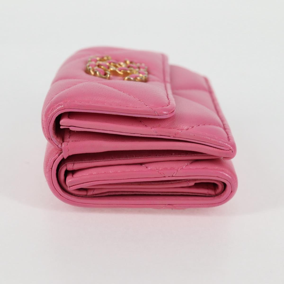 Chanel Chanel 19, Pink, Leather, wallet
