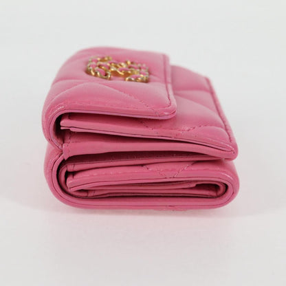 Chanel Chanel 19, Pink, Leather, wallet