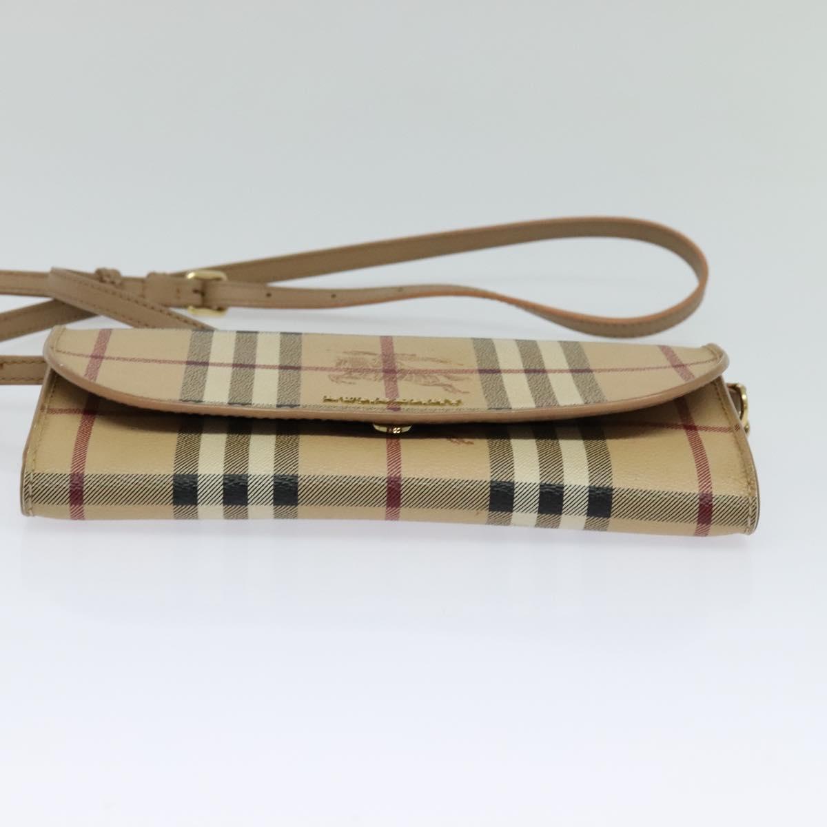 Burberry Haymarket, Beige, Canvas, wallet