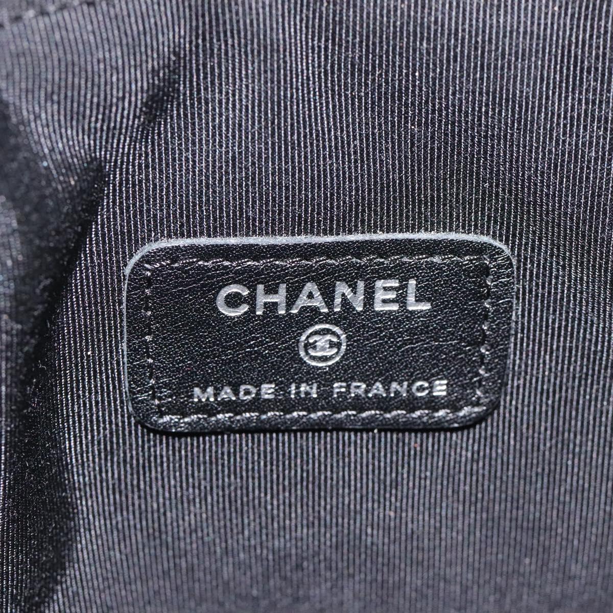 Chanel Timeless, Black, Leather, clutch