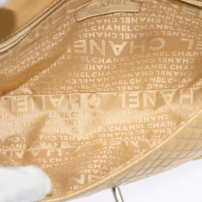 Chanel Bubble Quilt, Beige, Leather, shoulder