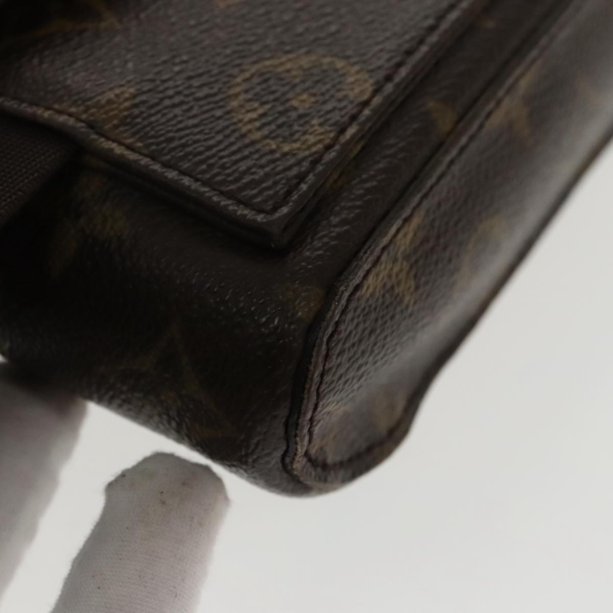 Louis Vuitton Geronimos, Brown, Canvas, shoulder