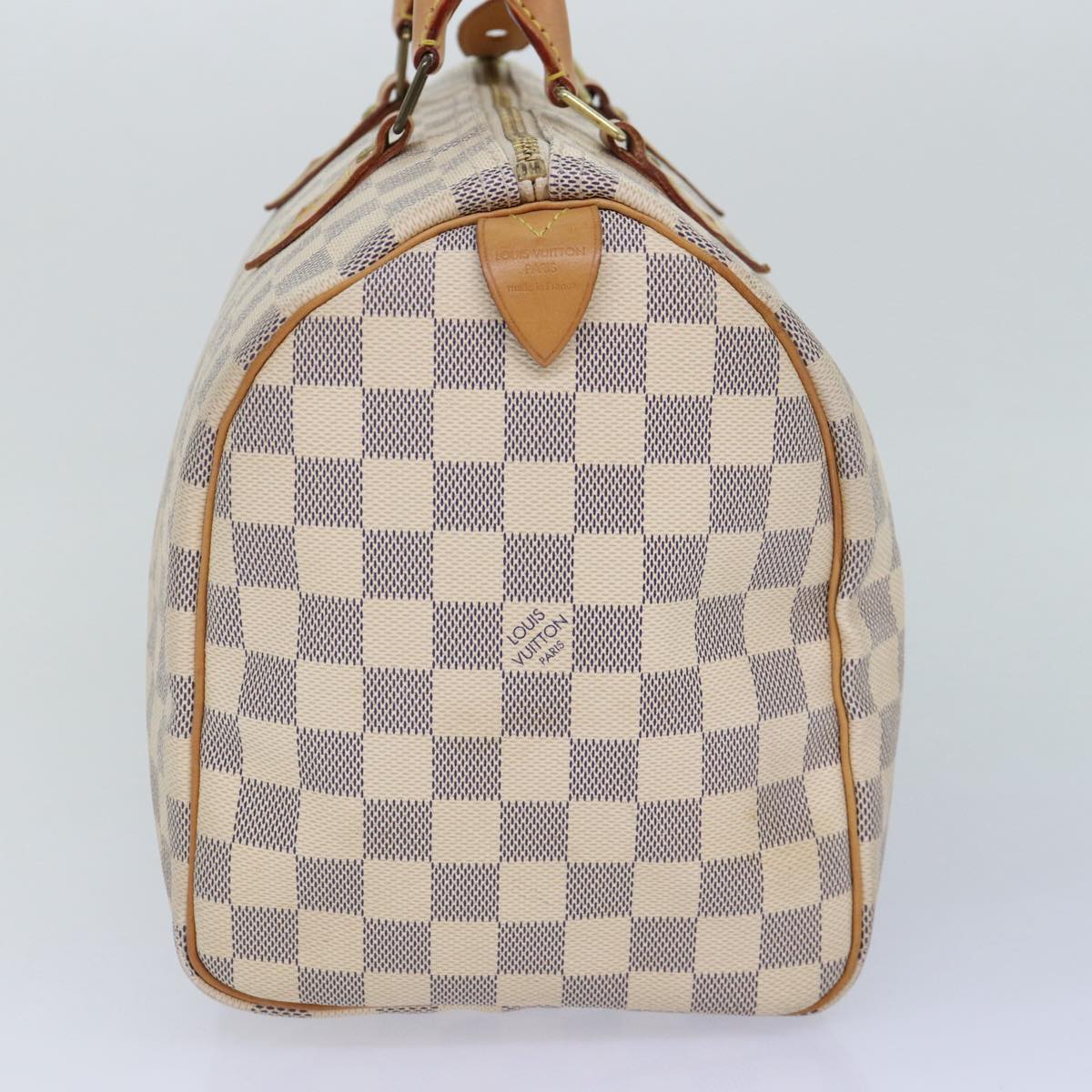 Louis Vuitton Speedy 30, Beige, Canvas, handbag