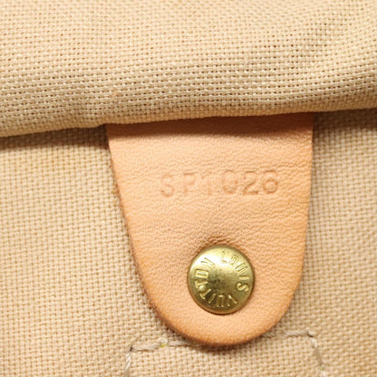 Louis Vuitton Speedy 30, Beige, Canvas, handbag