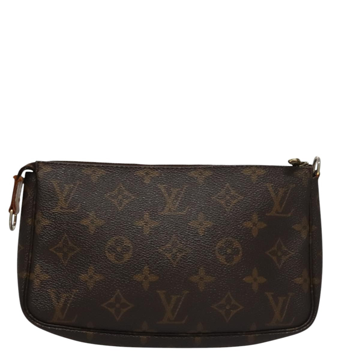 Louis Vuitton Pochette Accessoire, Brown, Canvas, clutch