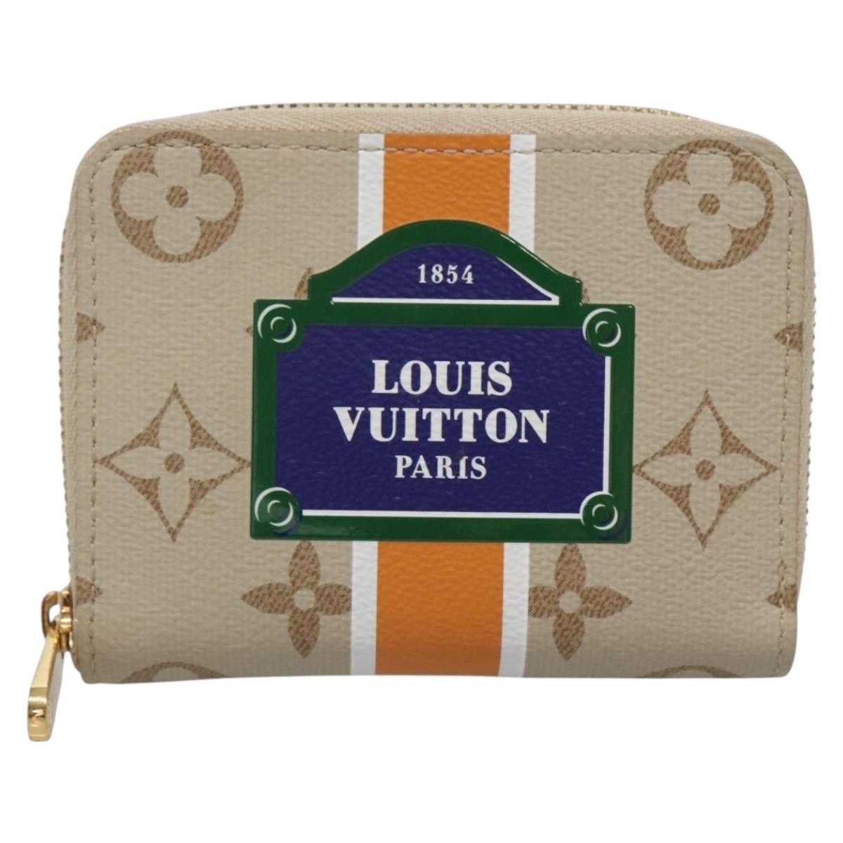 Louis Vuitton Zippy coin purse, Beige, Canvas, wallet