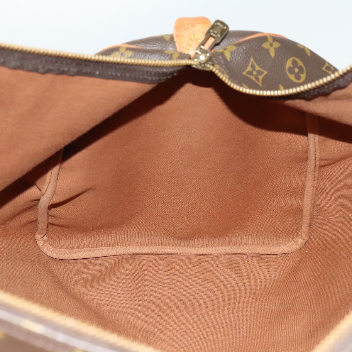 Louis Vuitton Keepall 60, Brown, Canvas, travel