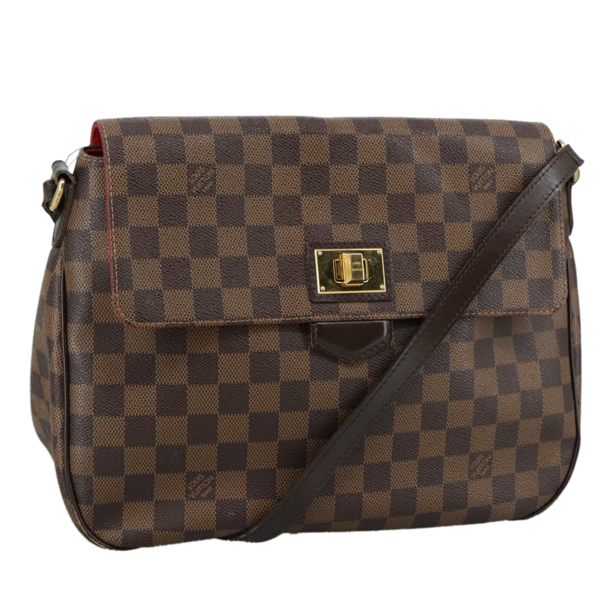 Louis Vuitton Besace, Brown, Canvas, shoulder