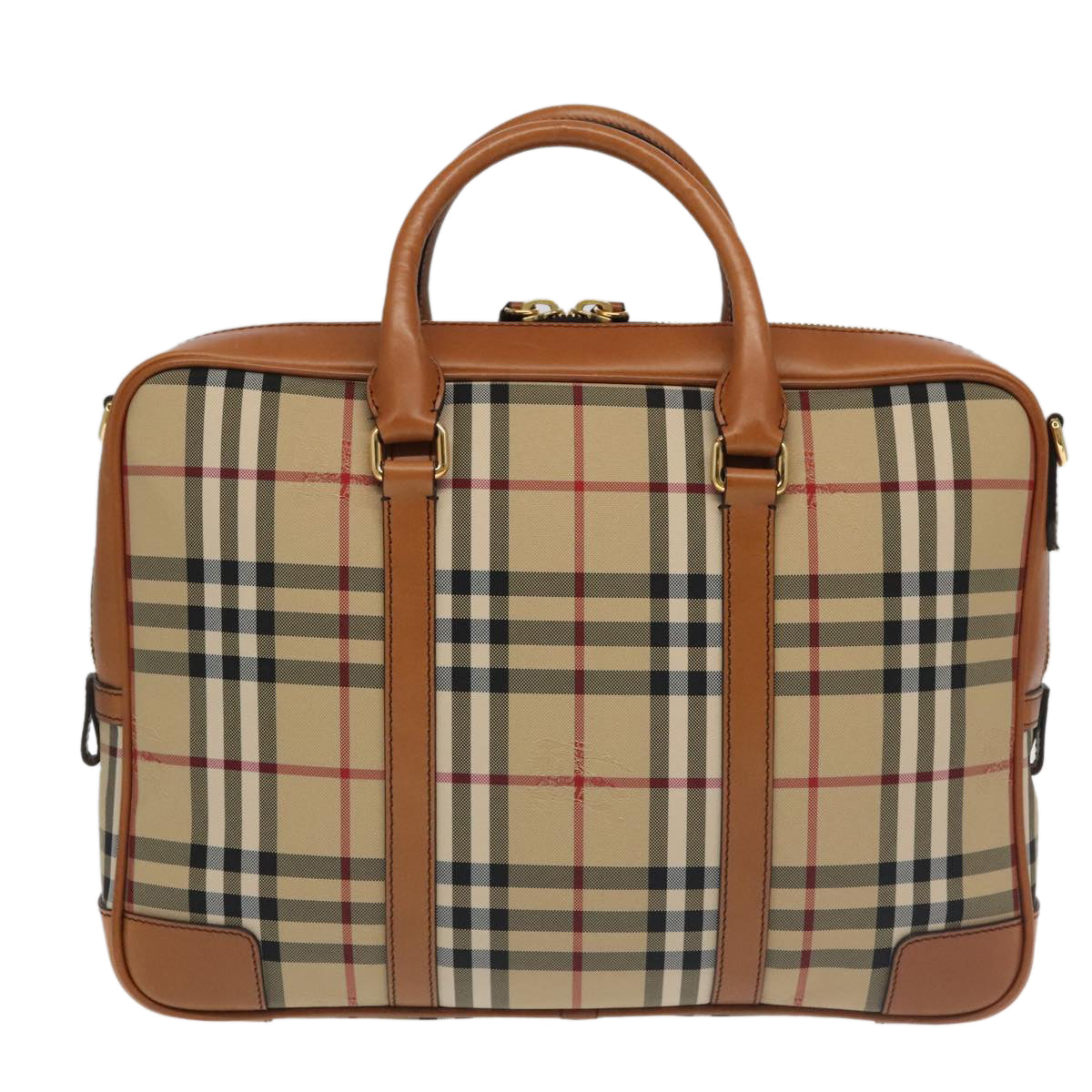 Burberry Nova Check, Beige, Canvas, handbag