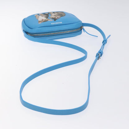 Balenciaga Everyday, Blue, Leather, shoulder