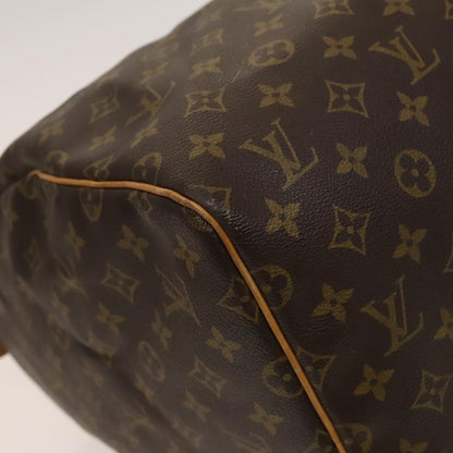 Louis Vuitton Keepall 55, Brown, Canvas, travel