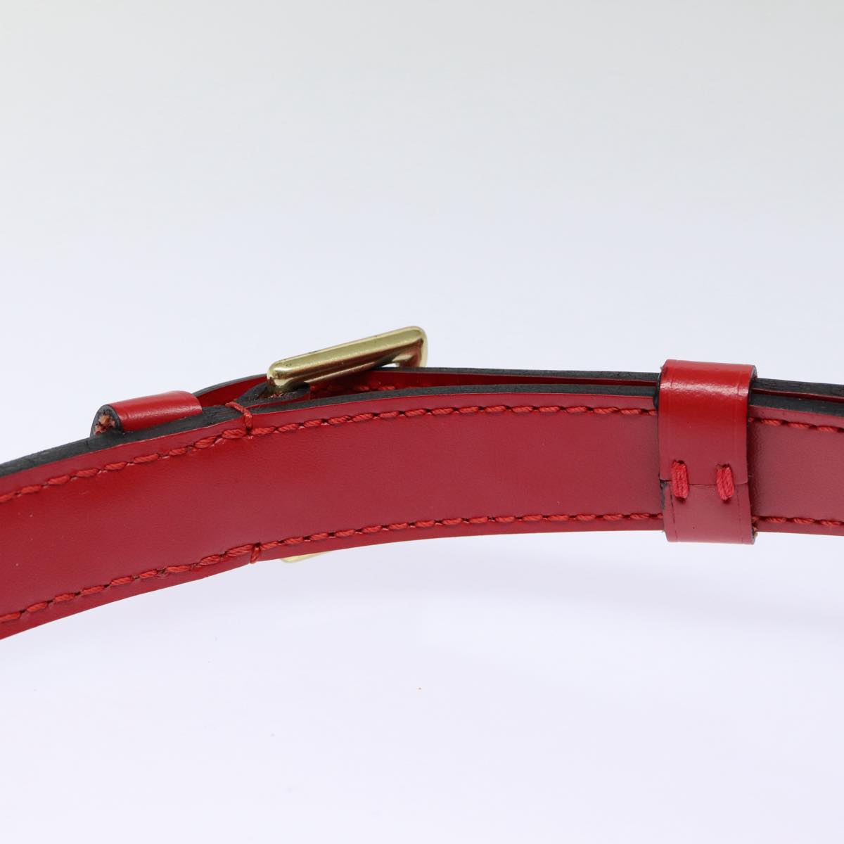 Louis Vuitton Noe, Red, Leather, shoulder