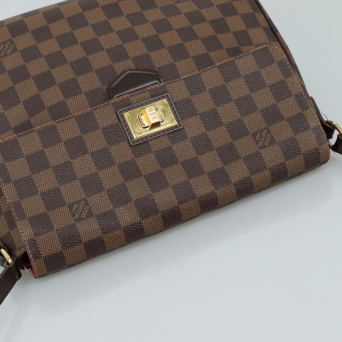 Louis Vuitton Besace, Brown, Canvas, shoulder