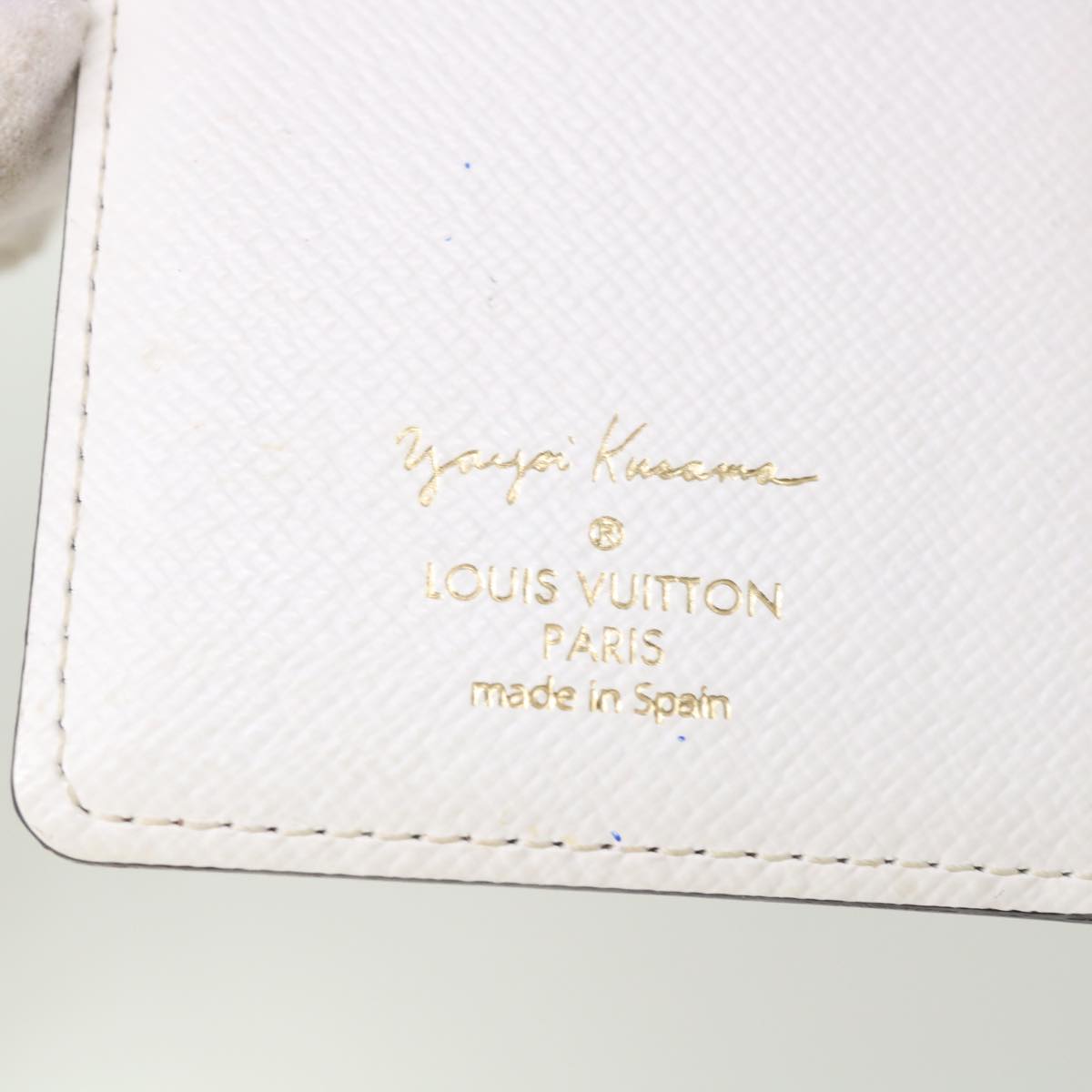 Louis Vuitton Agenda cover, White, Canvas, wallet