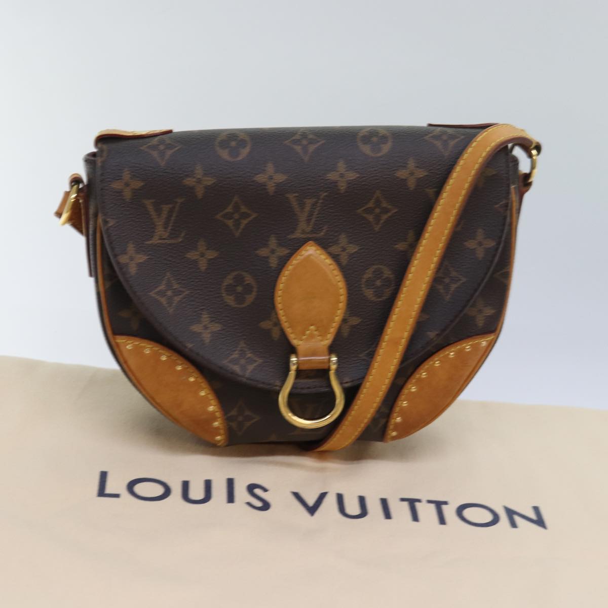 Louis Vuitton Saint Cloud, Brown, Canvas, shoulder