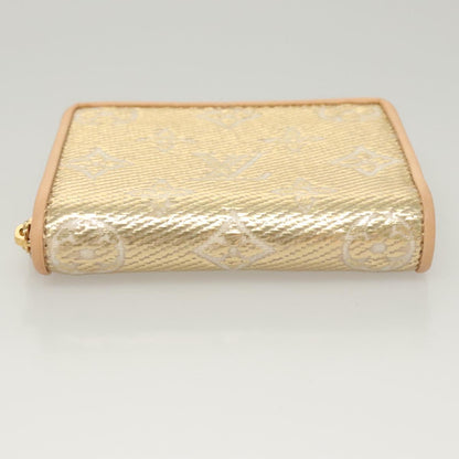 Louis Vuitton Zippy coin purse, Gold, Canvas, wallet