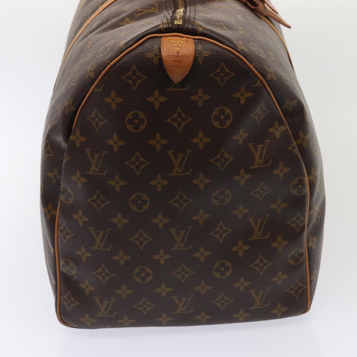 Louis Vuitton Keepall 60, Brown, Canvas, travel