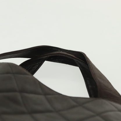 Chanel, "BROWN,GOLD", Leather, tote