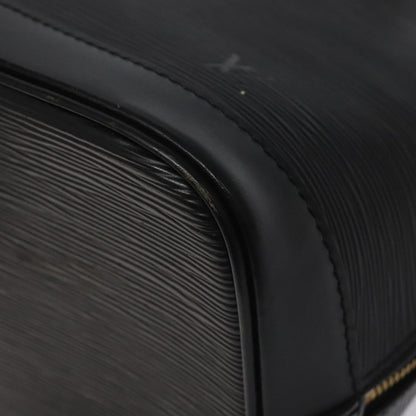 Louis Vuitton Alma, Black, Leather, handbag