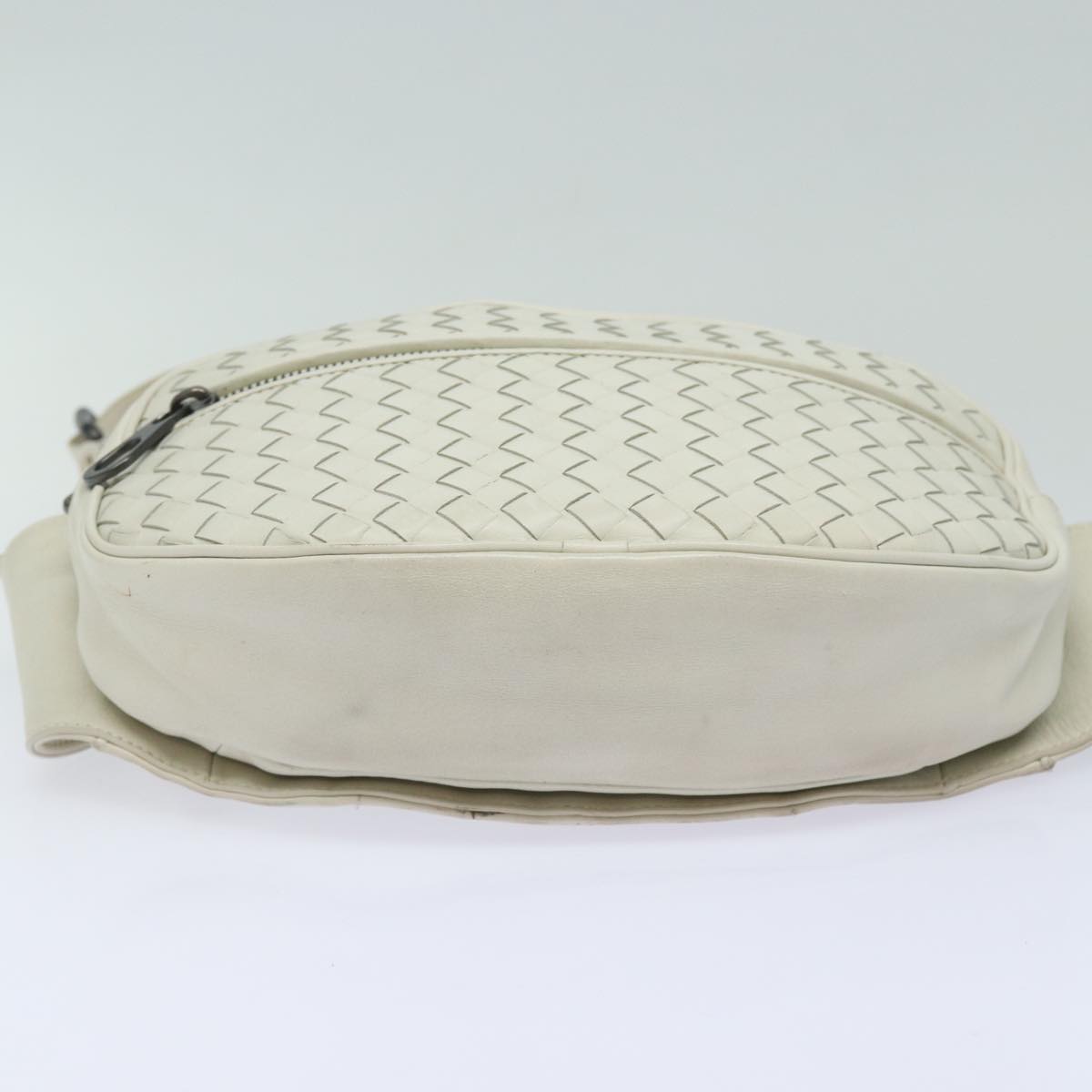 Bottega Veneta Intrecciato, White, Leather, shoulder