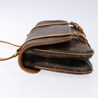 Louis Vuitton Marelle, Brown, Canvas, shoulder