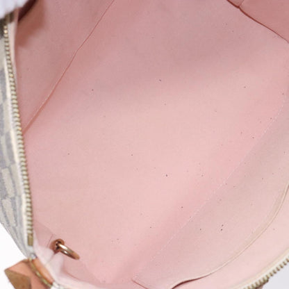 Louis Vuitton Lena PM, White, Canvas, shoulder