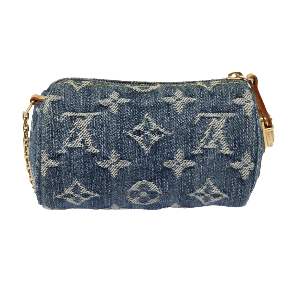 Louis Vuitton Trousse pochette, Blue, Denim - Jeans, wallet