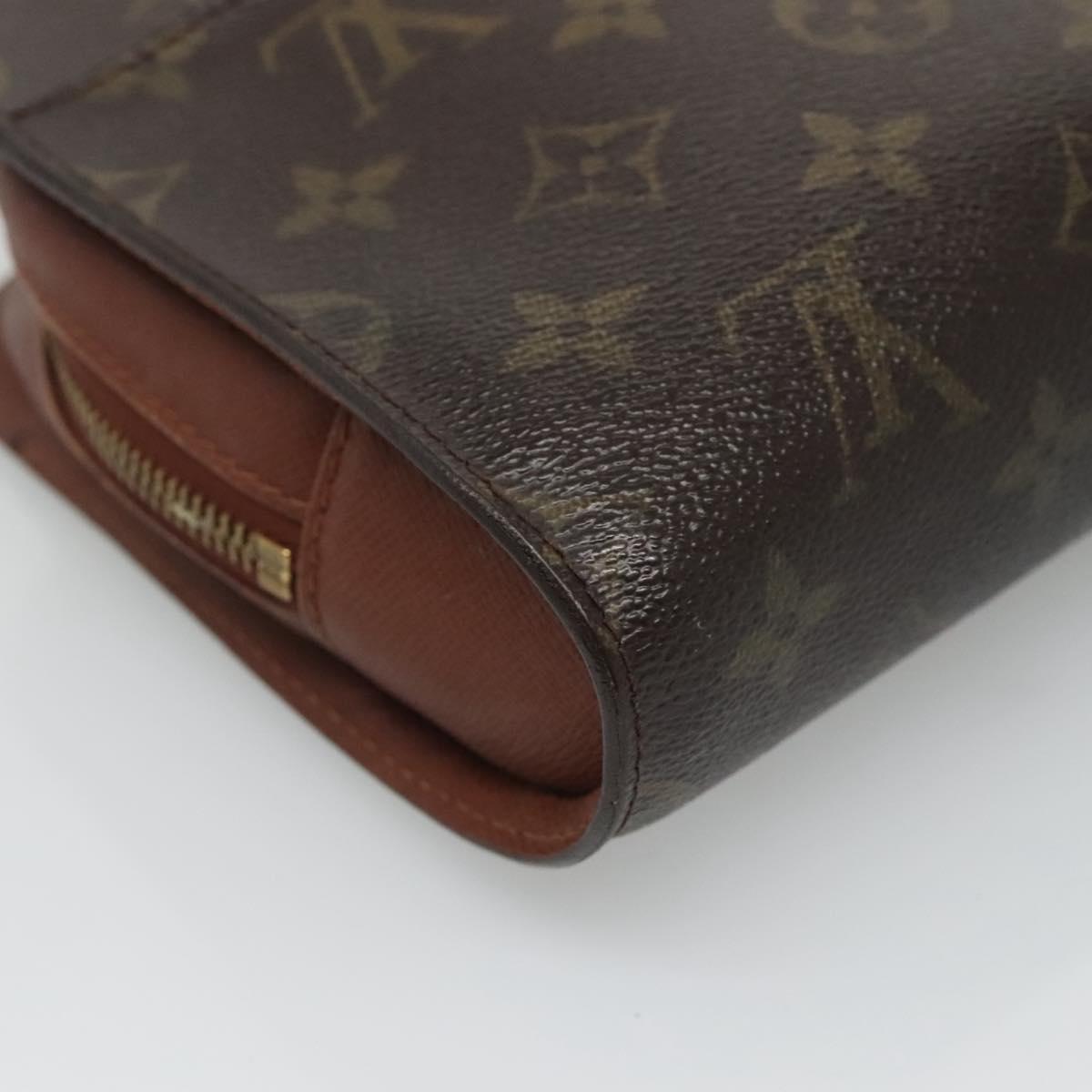 Louis Vuitton Orsay, Brown, Canvas, clutch