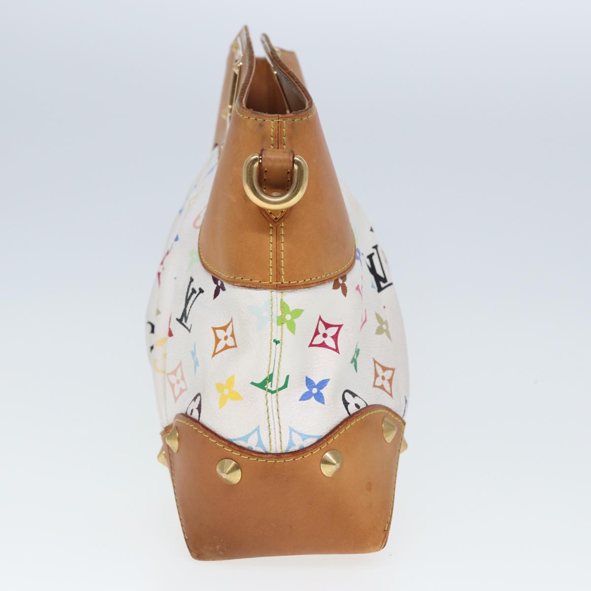 Louis Vuitton Judy, White, Canvas, handbag