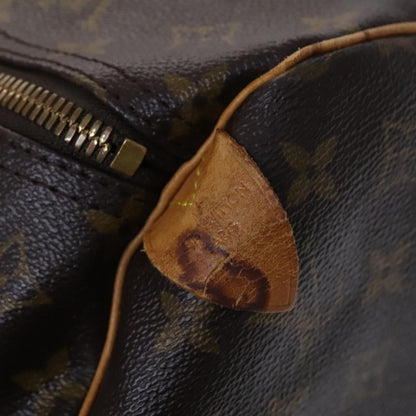 Louis Vuitton Keepall 60, Brown, Canvas, travel