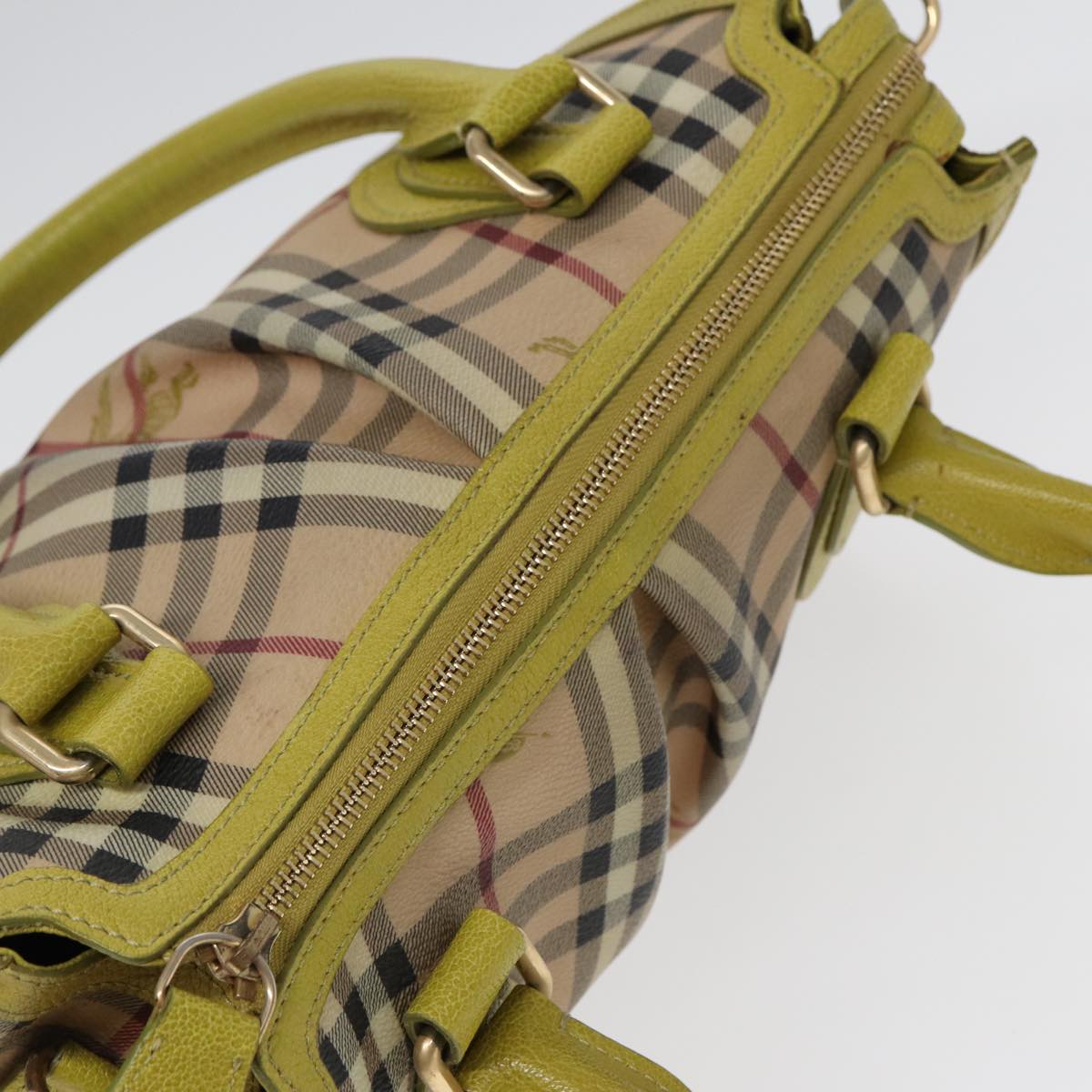 Burberry Nova Check, Beige, Canvas, handbag