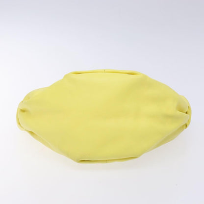 Bottega Veneta Double knot, Yellow, Leather, handbag