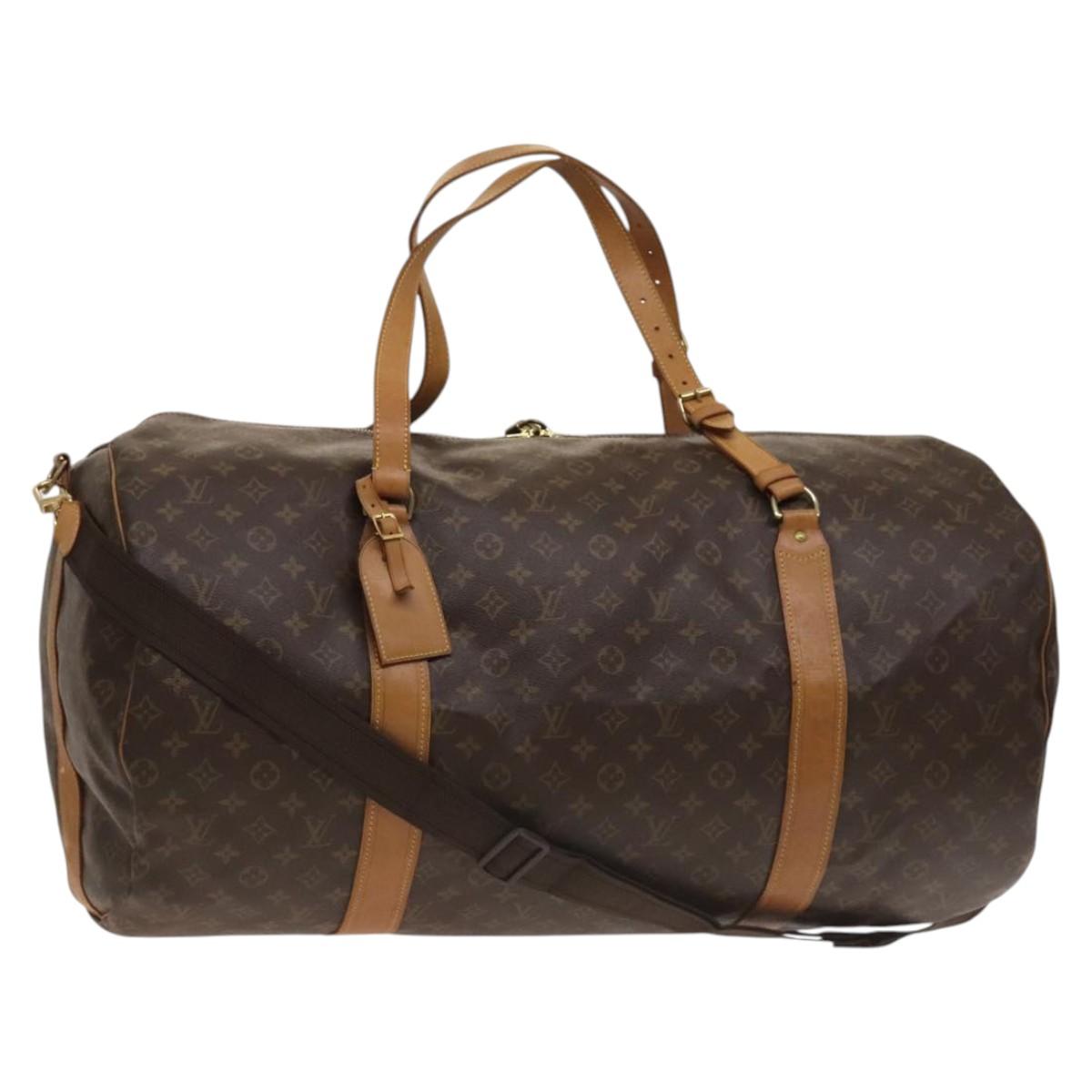 Louis Vuitton Polochon, Brown, Leather, travel