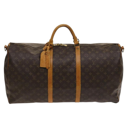 Louis Vuitton Keepall Bandoulière 60, Brown, Canvas, travel