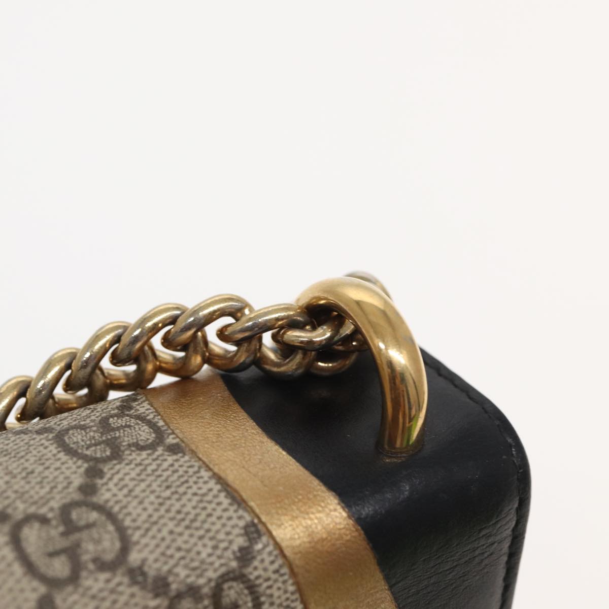 Gucci Padlock, Beige, Leather, shoulder