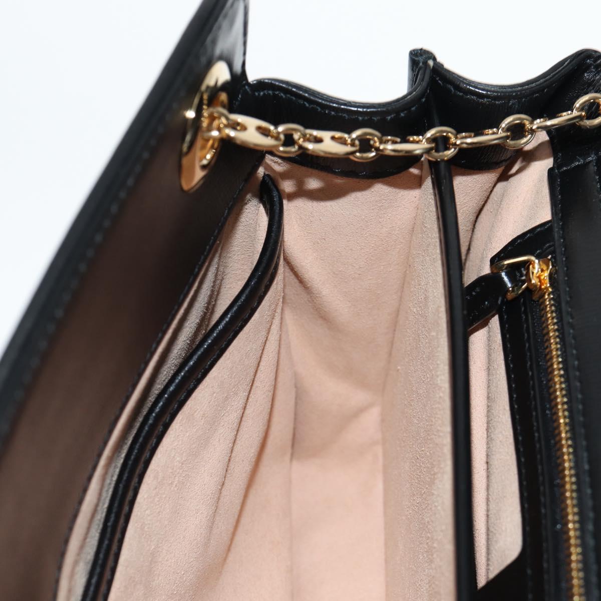 Gucci Marina, Black, Leather, shoulder