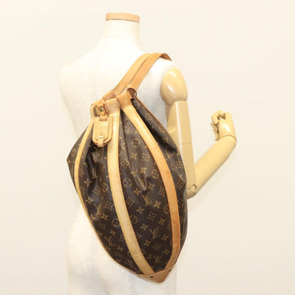 Louis Vuitton Romeo Gigli, Brown, Canvas, backpack