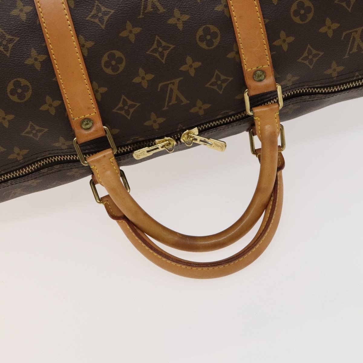 Louis Vuitton Keepall 60, Black, Canvas, travel