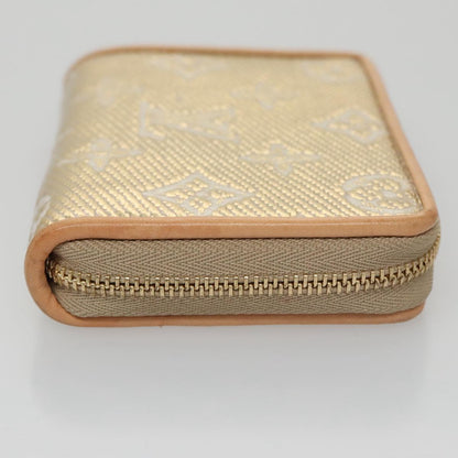 Louis Vuitton Zippy coin purse, Gold, Canvas, wallet