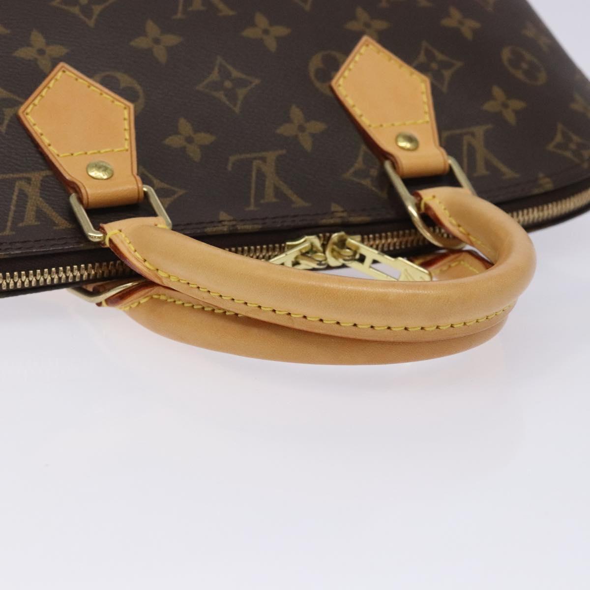 Louis Vuitton Alma, Brown, Canvas, handbag