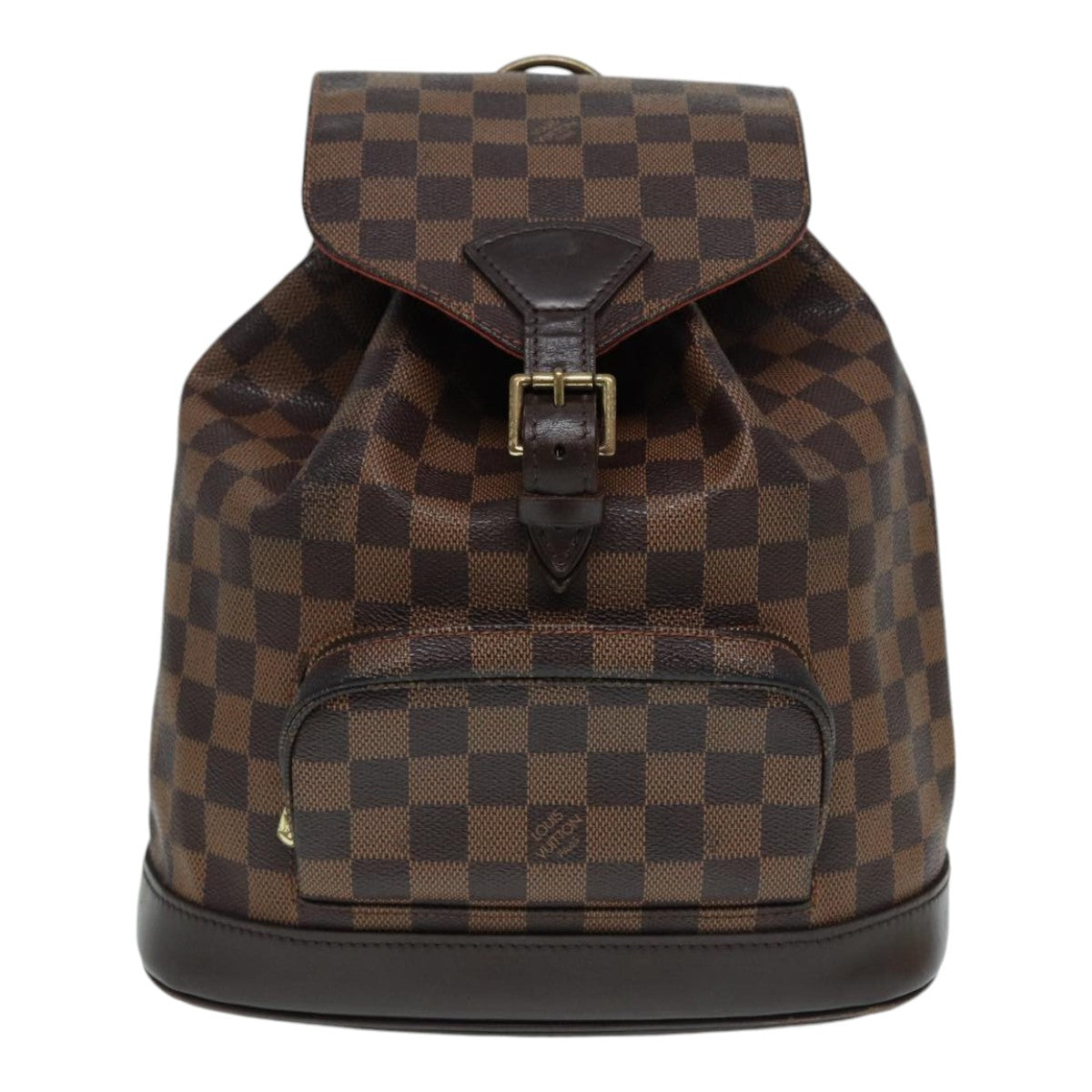 Louis Vuitton Montsouris, Brown, Canvas, backpack