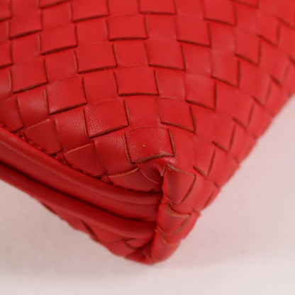 Bottega Veneta Intrecciato, Red, Leather, shoulder