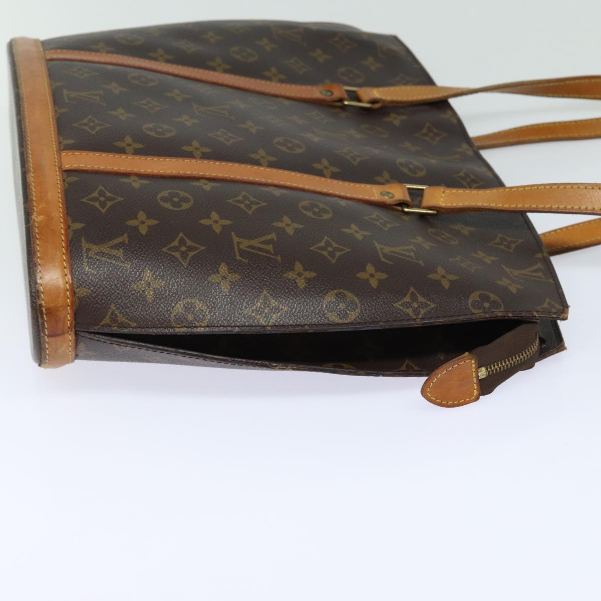 Louis Vuitton Babylone, Brown, Canvas, tote