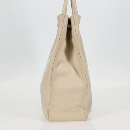 Chanel Camellia, Beige, Leather, tote