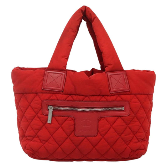 Chanel Coco Cocoon, Red, NYLON, tote