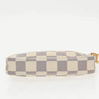 Louis Vuitton Pochette Accessoire, Grey, Canvas, handbag