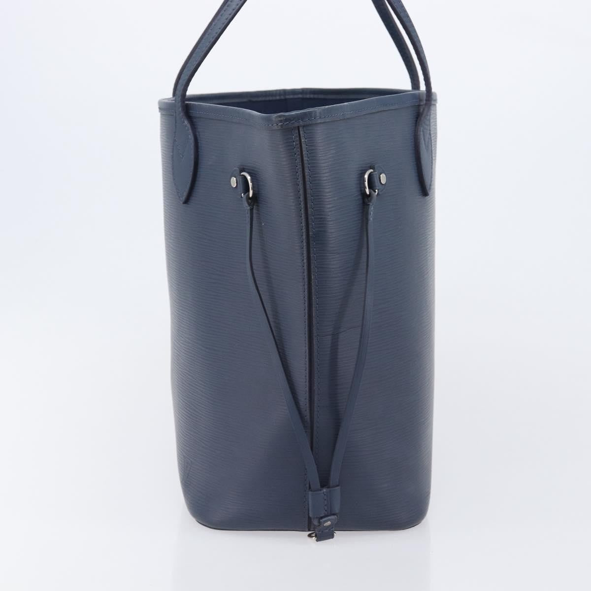 Louis Vuitton Neverfull Epi Leather, Blue, Leather, Tote Bag