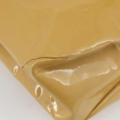 Salvatore Ferragamo Vala Patent Leather, Yellow, Patent Leather, Handbag