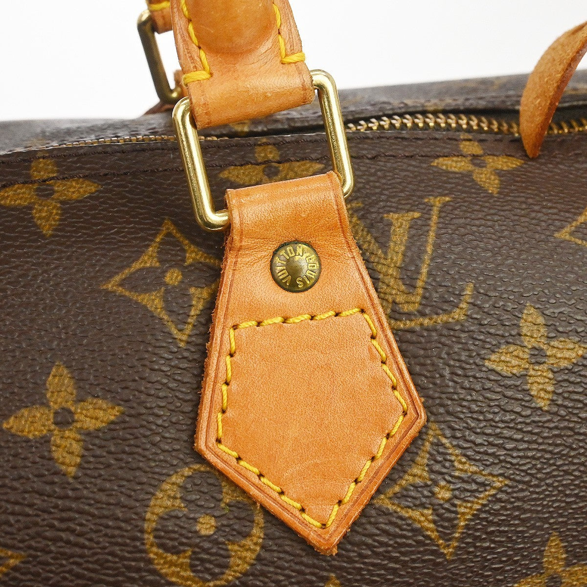 Louis Vuitton Speedy Monogram, Brown, Canvas, Handbag